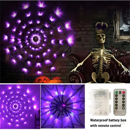 Lampki LED w Kształcie Pajęczyny