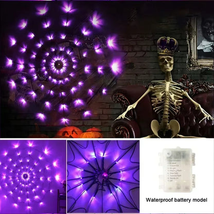 Lampki LED w Kształcie Pajęczyny