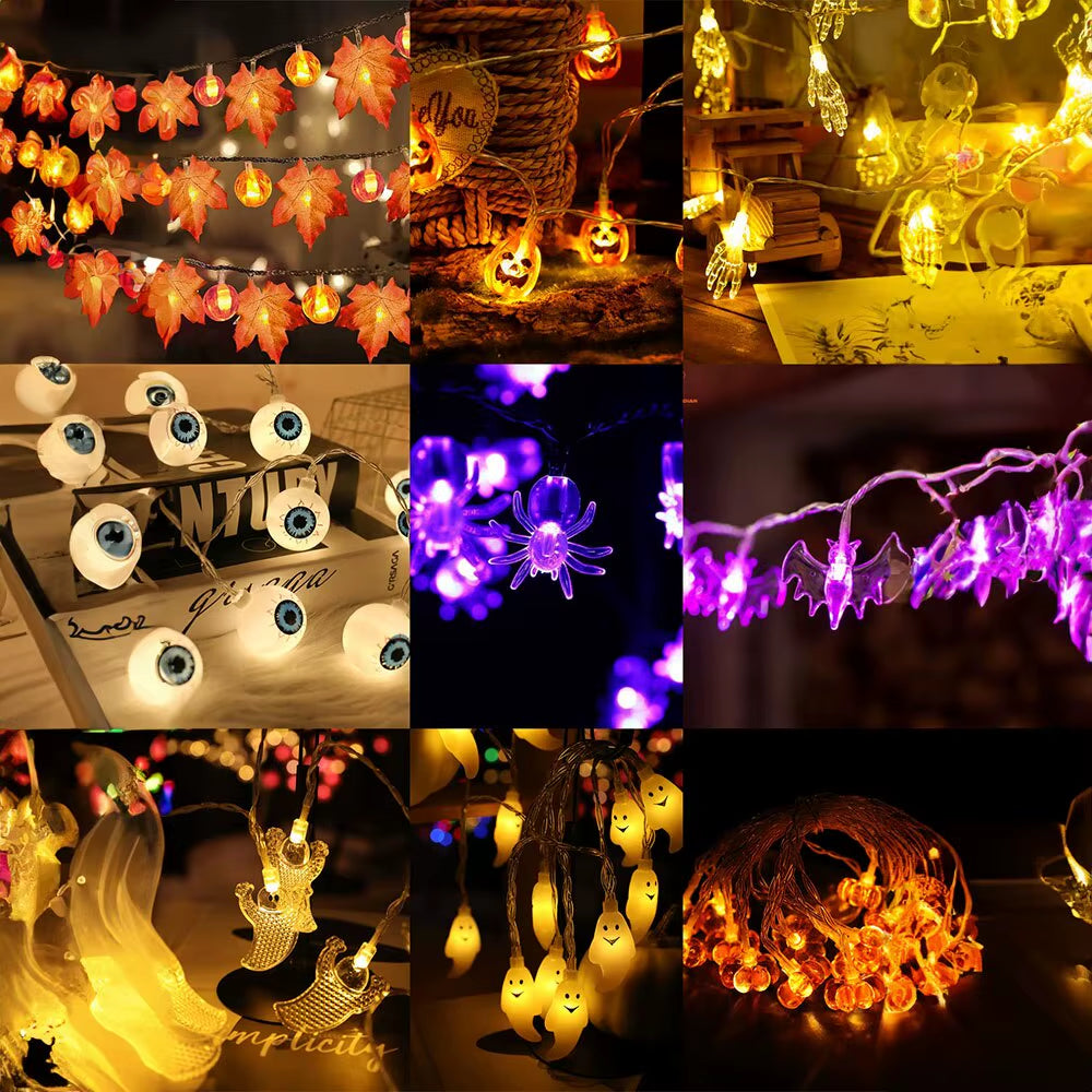 Halloweenowe Lampki LED 
