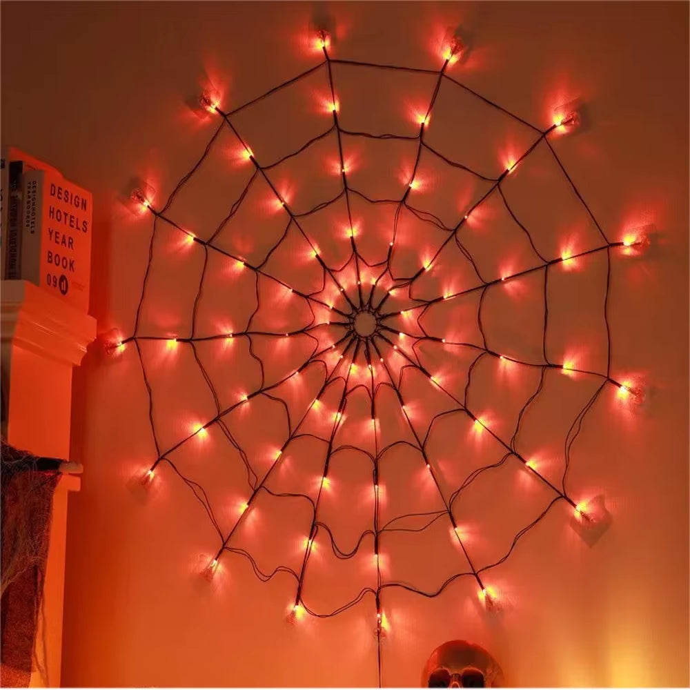 Lampki LED w Kształcie Pajęczyny